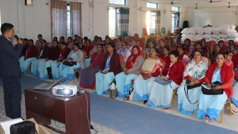 दाङको राप्ती गाउँपालिकामा नसर्ने रोग न्यूनीकरणका लागि सचेतना कार्यक्रम सम्पन्न