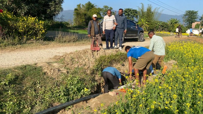 कांग्रेसका युवा नेता संसाद अलीको पहल : अलपत्र पत्थरगढवा खानेपानी आयोजना छिटै संचालन हुँदै