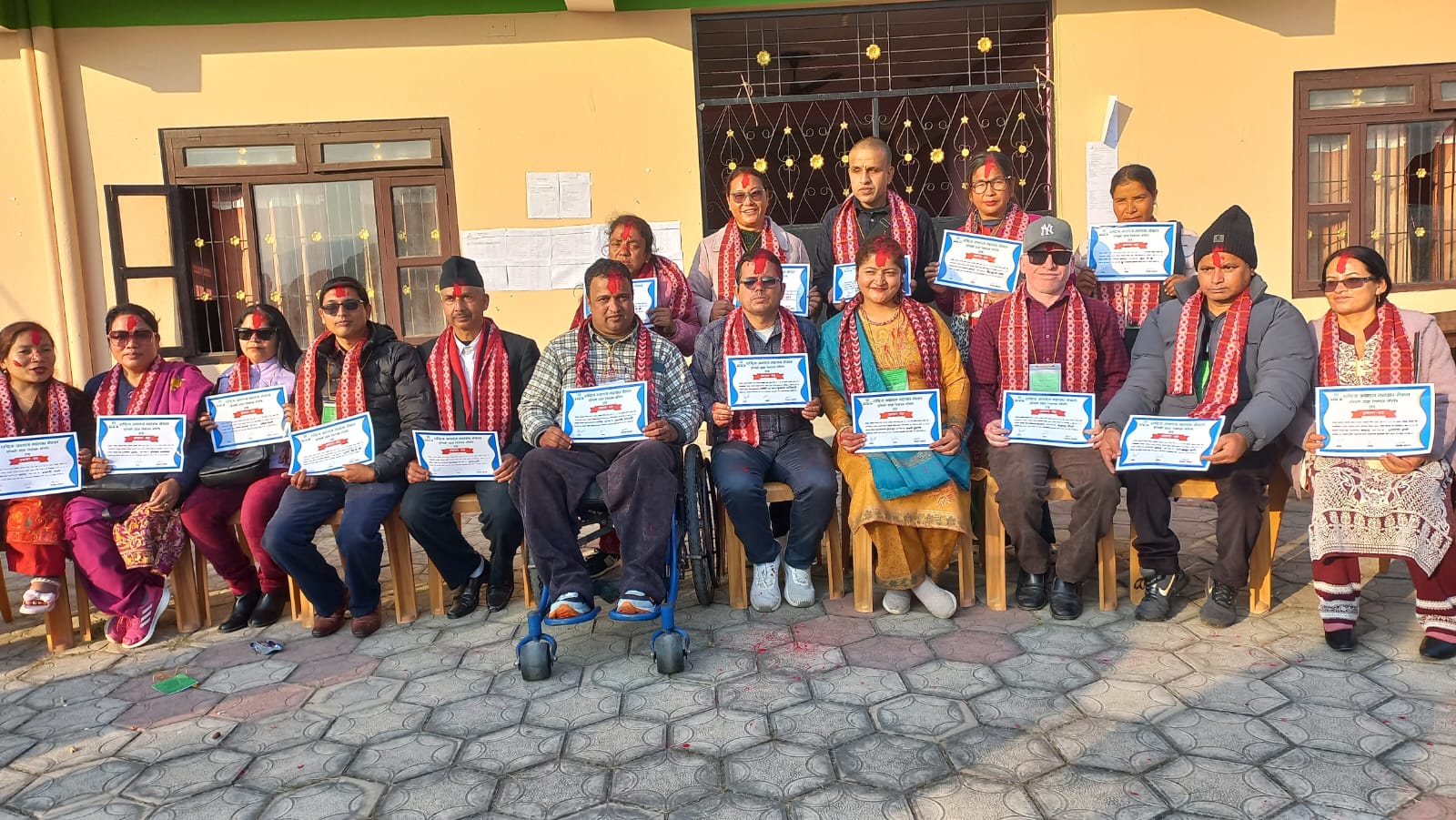 राष्ट्रिय अपाङ्ग महासंघ नेपाल लुम्बिनी प्रदेशको अध्यक्षमा हुमानाथ अधिकारी सर्वसम्मत निर्वाचित 