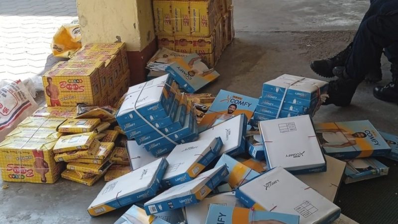 इलाका प्रहरी कार्यालय सिसहनियाँद्धारा ठूलो मात्रामा अवैध सामान बरामद