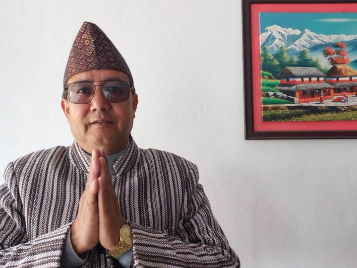 प्रेस मञ्चका अध्यक्ष अर्जुन अधिकारीद्वारा दाङ क्षेत्र नम्बर १ बाट प्रतिनिधिसभाकाे उम्मेदवारी घाेषणा