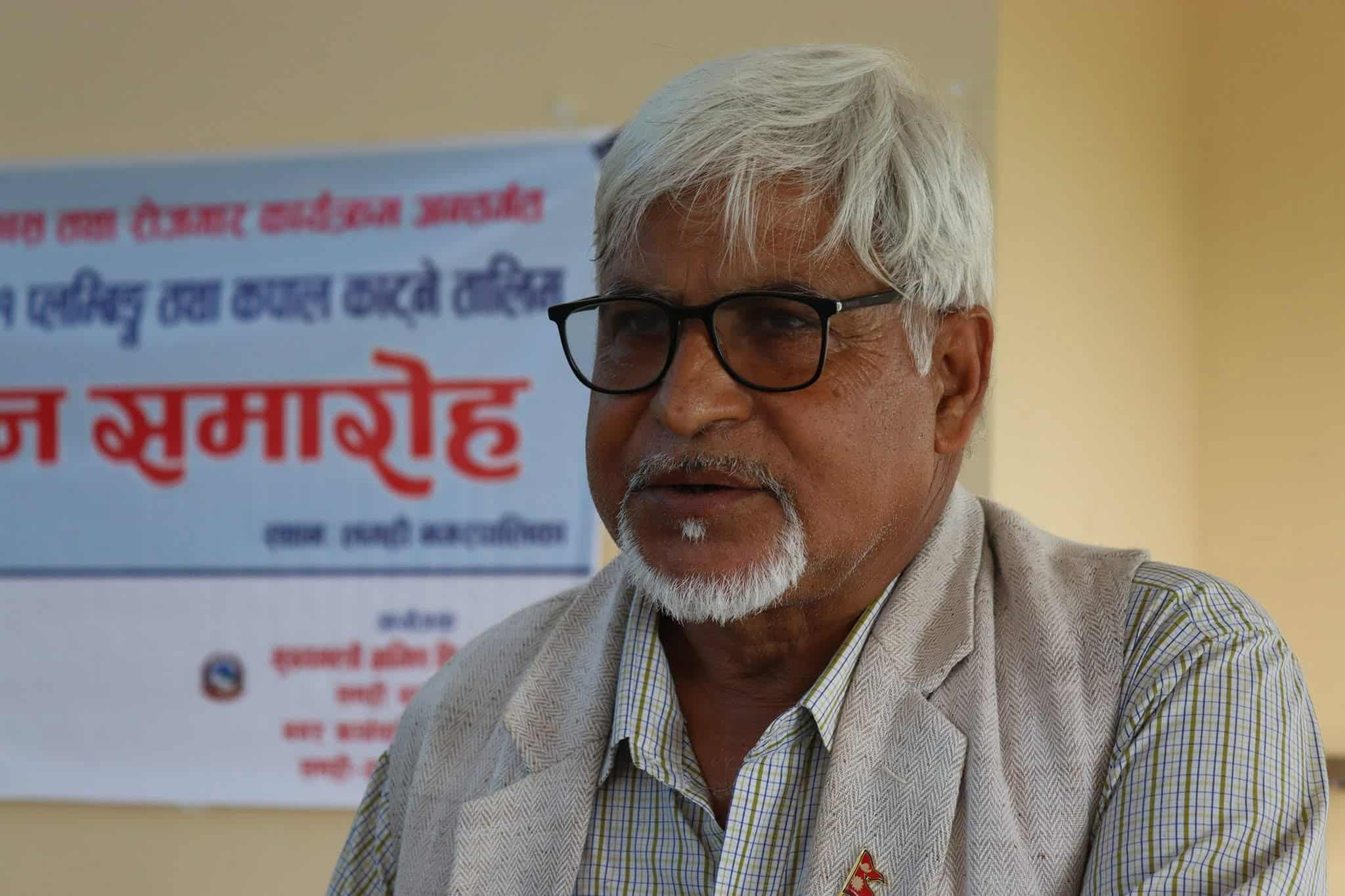 दाङ क्षेत्र नं.१ मा एमालेबाट रेवतीरमण शर्माकाे उम्मेदवारी दर्ता : को हुन् शर्मा