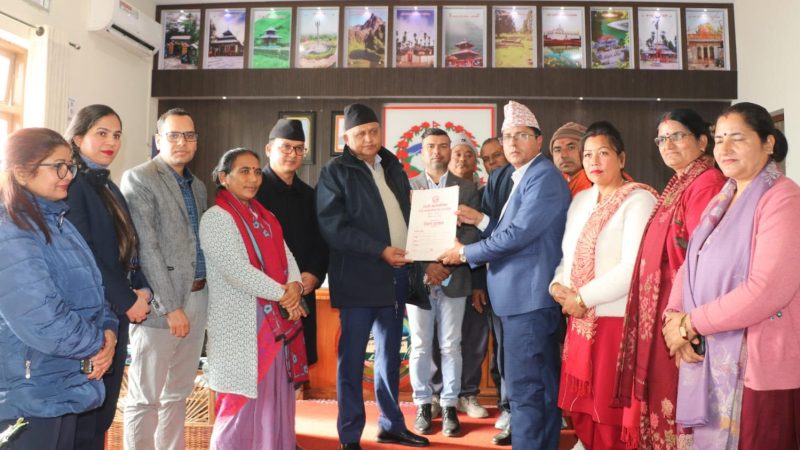 राप्ती गाउँपालिकाद्वारा फोहोरमैला व्यवस्थापन केन्द्र सञ्चालनका लागि प्रदेश सरकारसँग सहयोगको माग