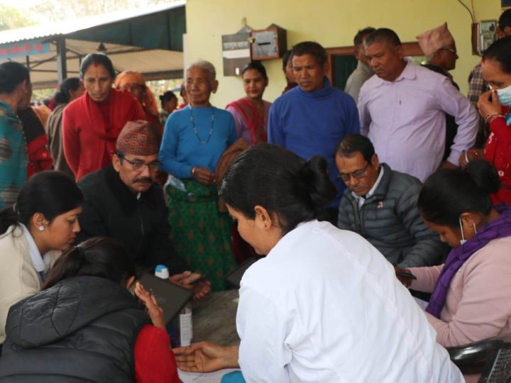 राप्तीमा नसर्ने रोगकाे स्क्रिनिङ तथा जनचेतना अभियान सुरु