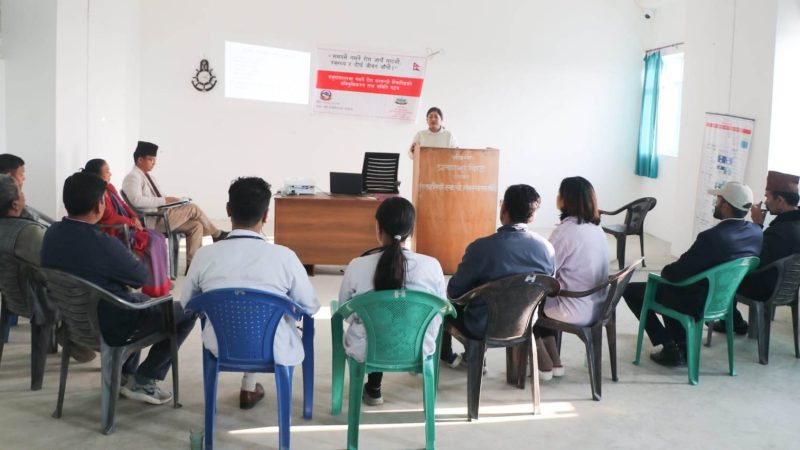 राप्तीमा माघ २९ गते देखि नसर्ने रोगको निशुल्क स्क्रिनिङ तथा परामर्श शिविर सञ्चालन हुँदै