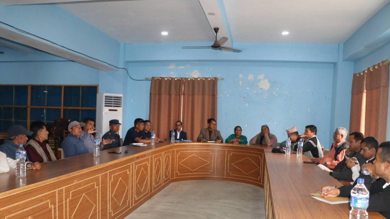 दाङको राप्ती गाउँपालिका विपद् पूर्वतयारीमा जुट्यो