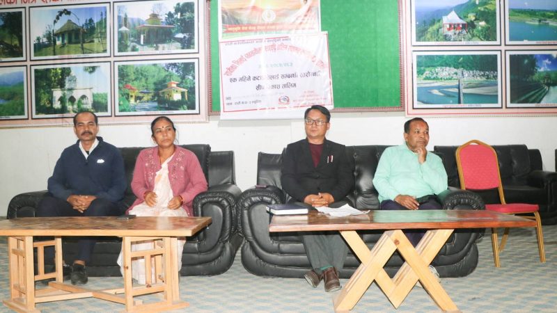 राप्तीमा सिलाई व्यवसायीहरूको स्तरवृद्वि गरिदै : मसुरीया र सिसहनियाँमा तालिम चल्ने