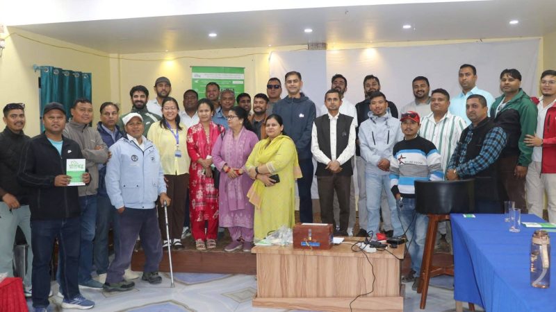 विपद् जोखिम न्युनीकरण र संवेदनशीलतामा ध्यान दिन पत्रकारहरुलाई सुझाव