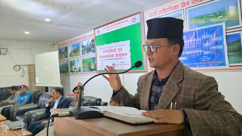 राजनीतिक हस्तक्षेप अन्त्य भए मात्र अनुसन्धान थप प्रभावकारी हुन्छ : अध्यक्ष विष्ट