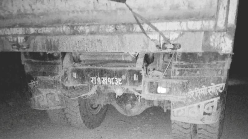 प्युठानमा टिपरको ठक्करबाट भालुवाङका अशोक परियारको मृत्यु