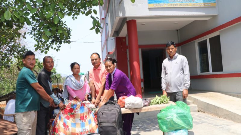 स्वर्गीय कुलराज थापा मगरको सम्झनामा निलसागर सेवा आश्रमलाई सहयोग