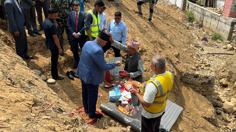 दाङकाे पूर्व-पश्चिम राजमार्ग अन्तर्गत धानखोला-लमही सडक स्तरोन्नति शुरु, अत्याधुनिक प्रविधि प्रयोग