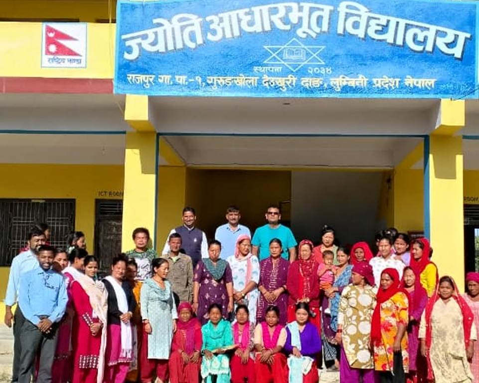 ज्योति आधारभूत विद्यालयमा शिक्षाकाे गुणस्तर उकास्न अङ्ग्रेजी माध्यमबाट पढाइ सुरु गरिने