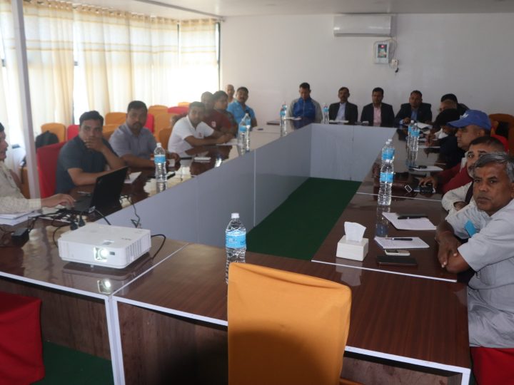 विपत्त पूर्व तयारी तथा प्रतिकार्य याेजना बनाउन जुट्याे कार्यदल