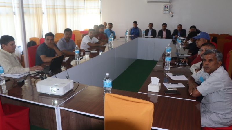 विपत्त पूर्व तयारी तथा प्रतिकार्य याेजना बनाउन जुट्याे कार्यदल