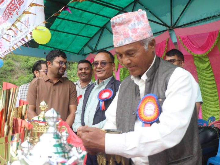 प्यूठानको सरुमारानीमा पाँचौँ अध्यक्ष कप खेलकुद प्रतियोगिता शुरु