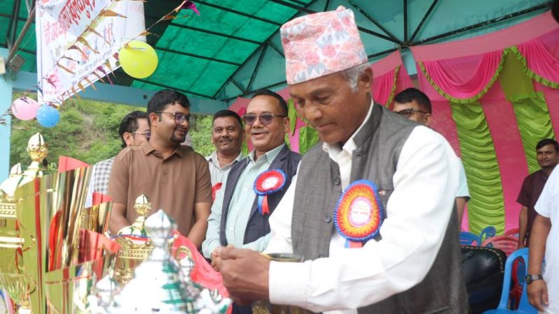 प्यूठानको सरुमारानीमा पाँचौँ अध्यक्ष कप खेलकुद प्रतियोगिता शुरु