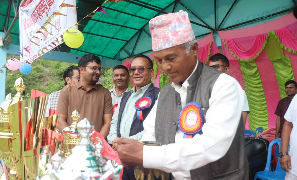 प्यूठानको सरुमारानीमा पाँचौँ अध्यक्ष कप खेलकुद प्रतियोगिता शुरु