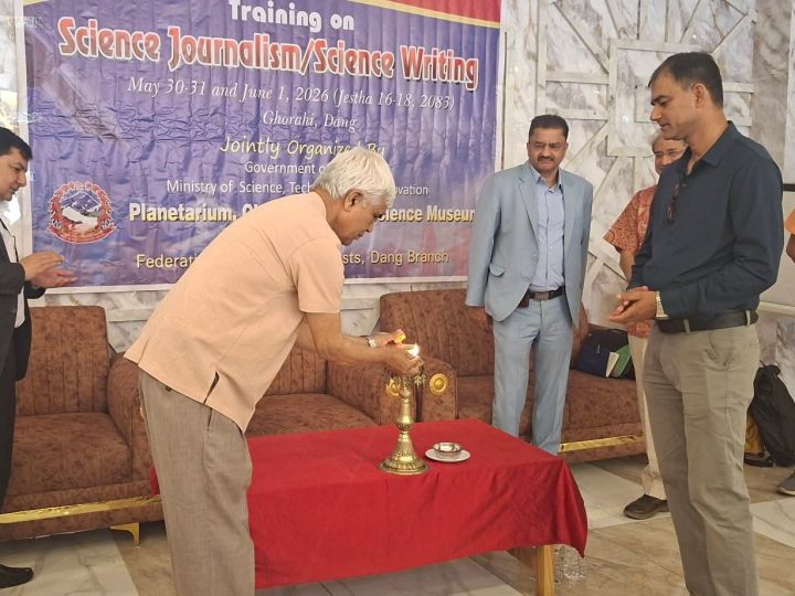 दाङको घोराहीमा ३ दिने विज्ञान पत्रकारिता तालिम सुरू