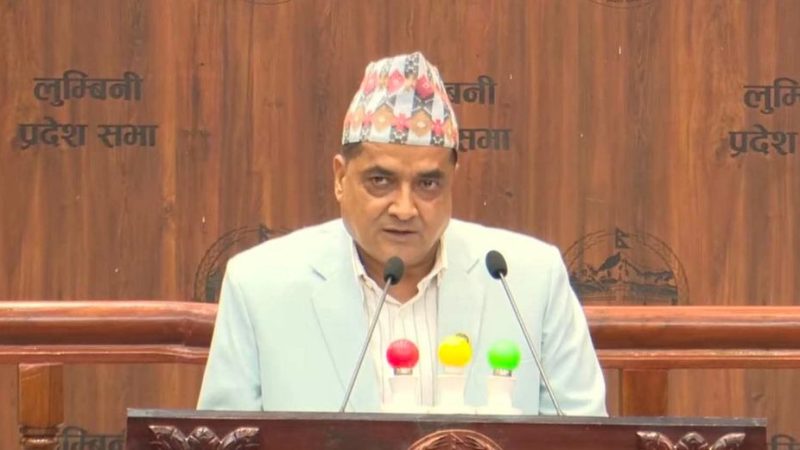लुम्बिनी प्रदेश सभामा थारु समुदायको प्रथाजनित विधेयक पेश
