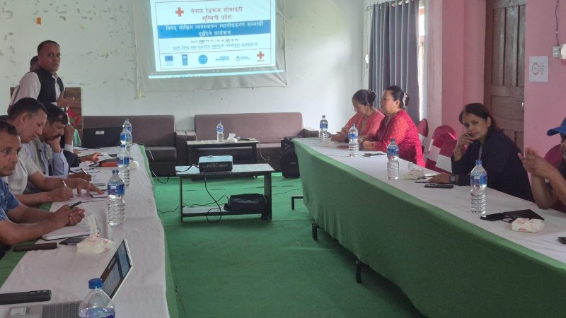 विपद व्यवस्थापन स्थानीयकरण दुई दिने तालिम दाङकाे भालुवाङ सम्पन्न