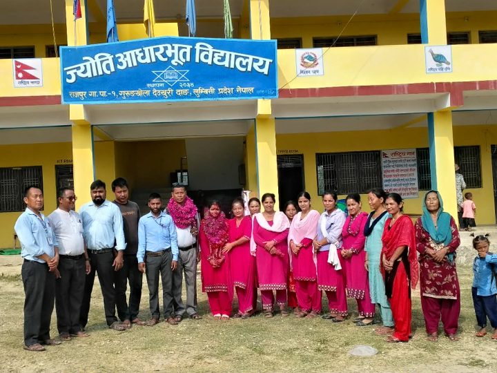 ज्योति आधारभूत विद्यालयमा शिक्षक स्वागत तथा फेरि भेटौला कार्यक्रम सम्पन्न