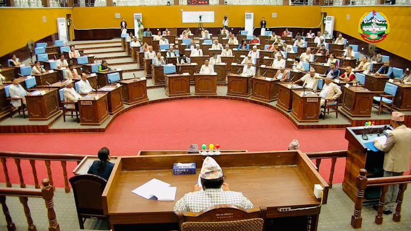 लुम्बिनी प्रदेशसभाबाट अर्थसम्बन्धी प्रस्तावलाई कार्यान्वयन गर्न बनेको विधेयक बहुमतले पारित