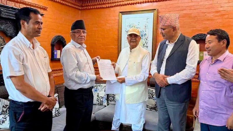 एमाले र नेकपा बीच पाँच वटा प्रदेशको नेतृत्व बाँडफाँटमा सहमति
