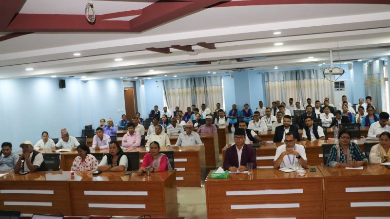 राप्ती गाउँपालिकाकाे वार्षिक प्रगति समीक्षा : बजेट खर्च ७८.१४ प्रतिशत