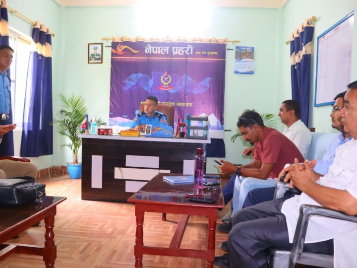 शान्ति सुरक्षा मजबुद बनाउन पत्रकारसँग सहकार्य गर्ने प्रहरी निरीक्षक बुढाथोकीको प्रतिबद्धता