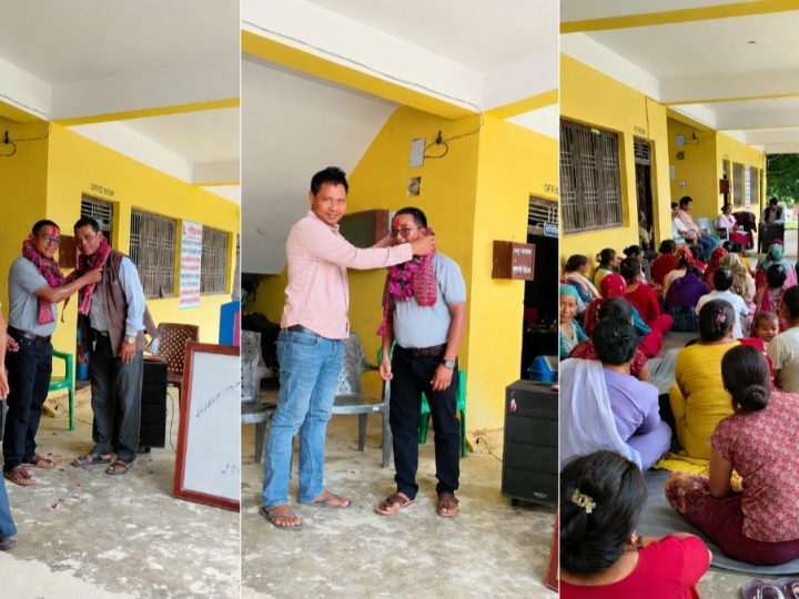 ज्योति आधारभूत विद्यालयमा सम्मान तथा बधाई कार्यक्रम