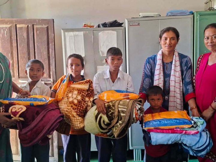 रात्री आधारभूत विद्यालयमा सुपानेट र समर ब्ल्याङ्केट वितरण